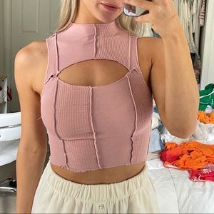 Pink Crop Top